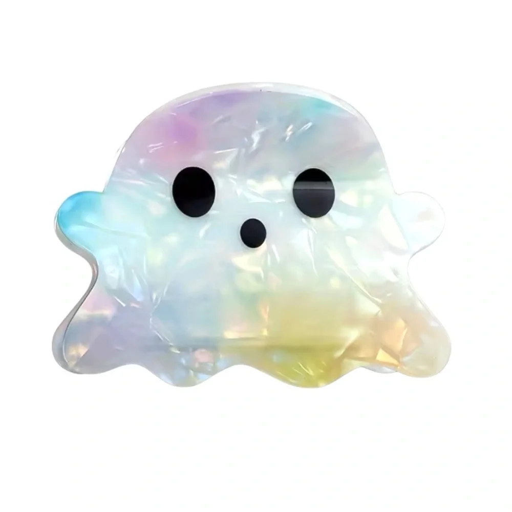 Halloween Iridescent Ghost Hair Clip - Picture 2 of 4